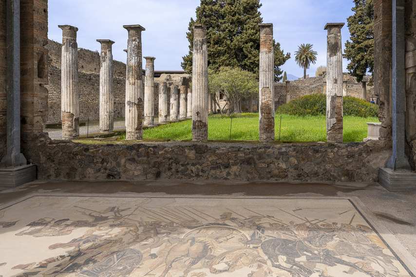 Mosaic of the Battle of Issus in the House of the Faun
